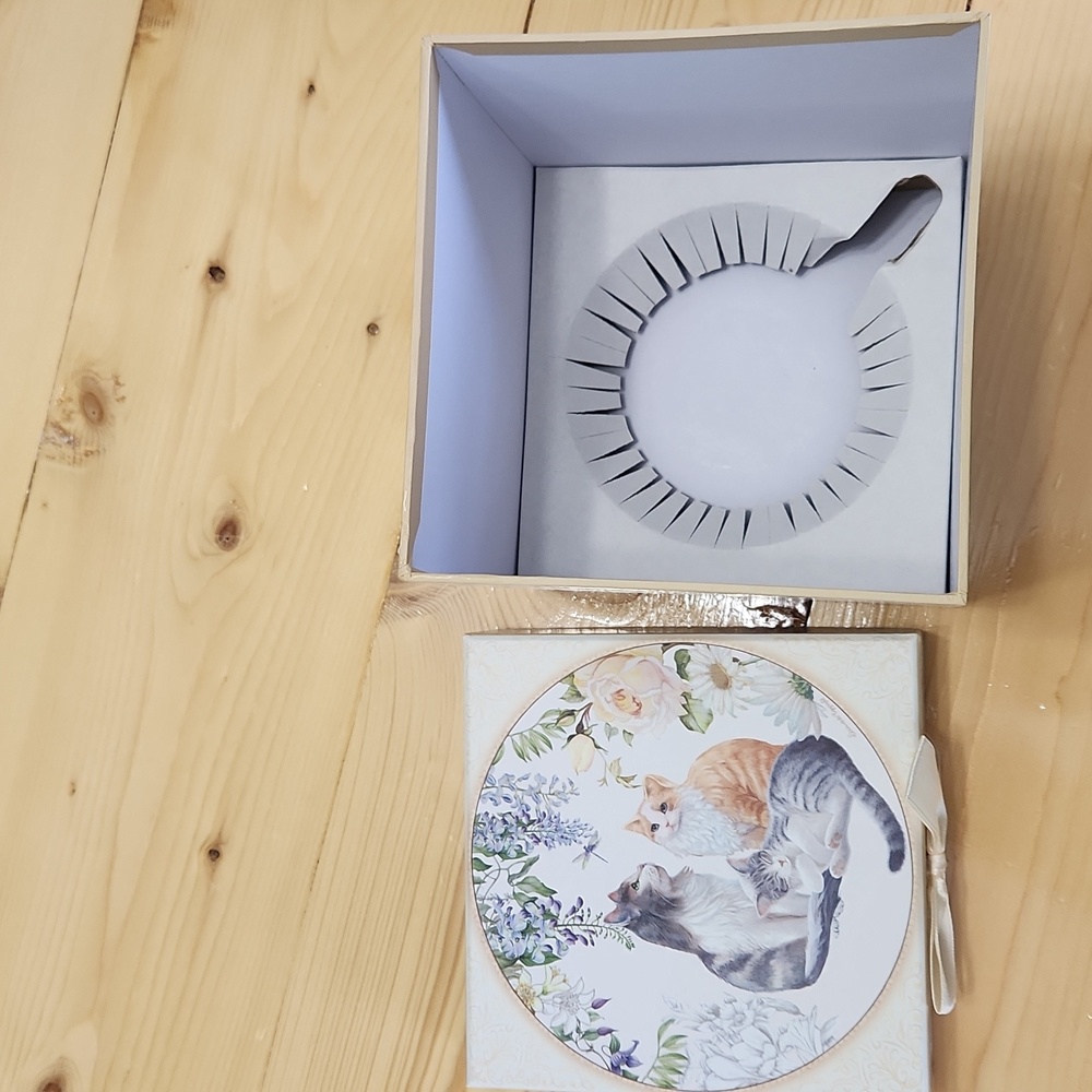 SUMMER RIVER Bits & Pieces Kitty Cat Tea For One 3-Piece Porcelain Set NWB - Picture 7 of 17